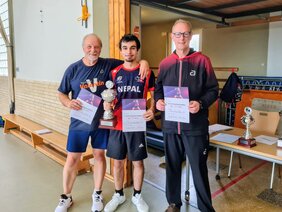 Foto der Siegerehrung in der B-Klasse
