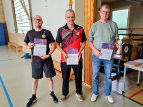 Foto der Siegerehrung in der C-Klasse